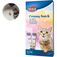 Trixie Creamy Snack White Fish РИБА з ТАУРіНОМ рідкі смаколики для котів 70 г (42683)